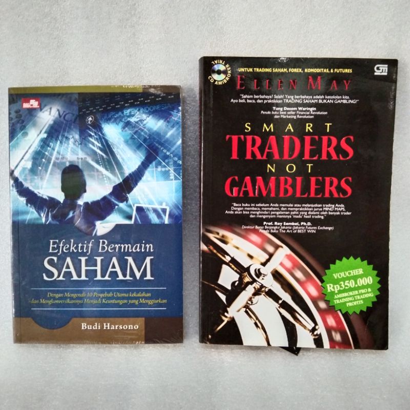 

paket buku trader dan kitab main saham