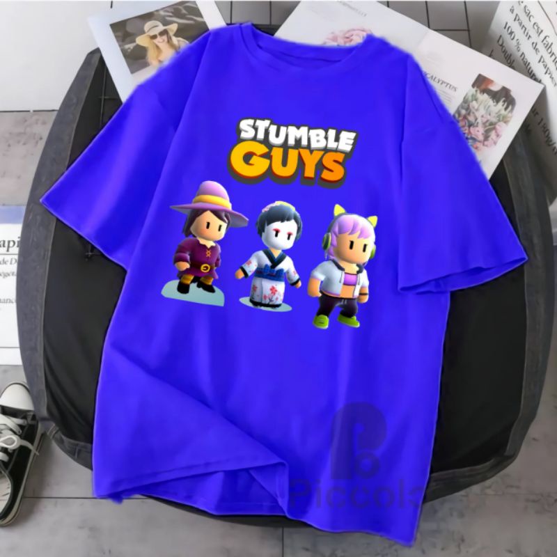 baju kaos stumble guys bahan premium