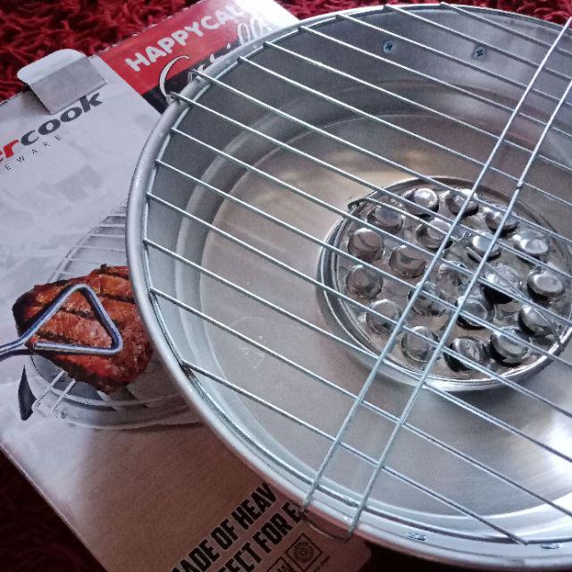 Pemanggang Sosis Dan Sate Roaster Memutar Grill Pan Serbaguna