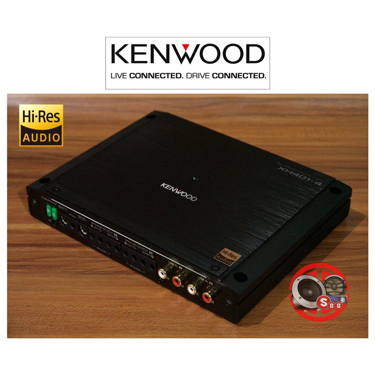 Kenwood XH401-4 Hi-Res Certified Class D Amplifier