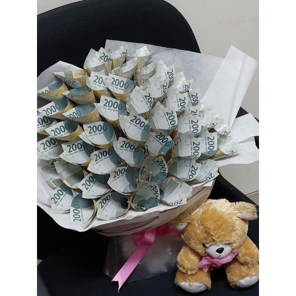 Buket Uang Rp.2000 Tulip