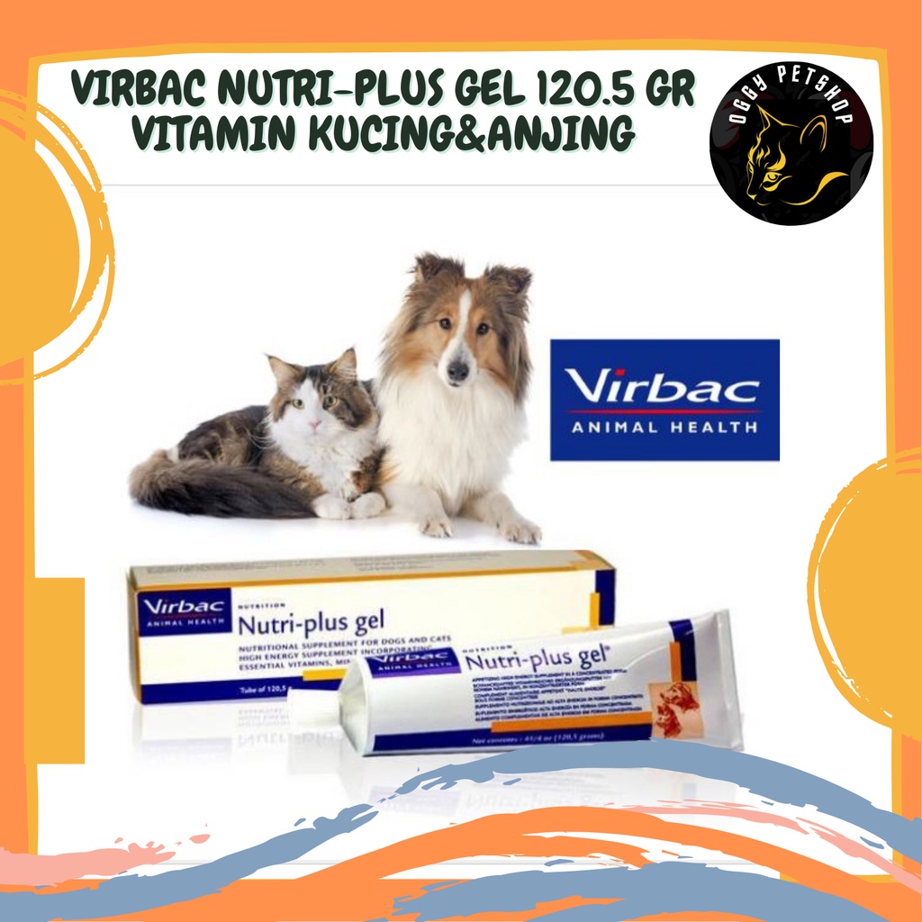 NUTRIPLUS GEL Kucing Vitamin VIRBAC | NUTRI-PLUS GEL Kemasan 120.5 gr