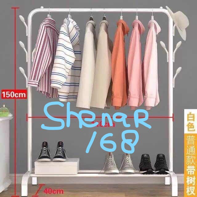 RAK GANTUNG BAJU ( BIG STAND HANGER) RAK GAWANGAN BAJU SIMPLE PORTABLE-SHENAR