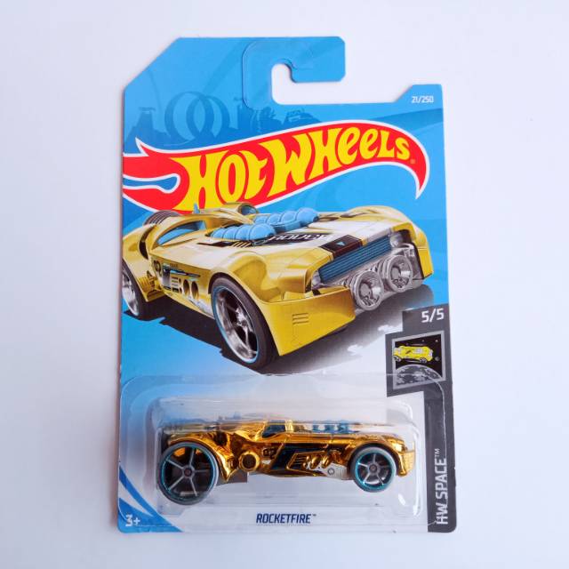 HOT WHEELS BALAP ROCKET FIRE GOLD