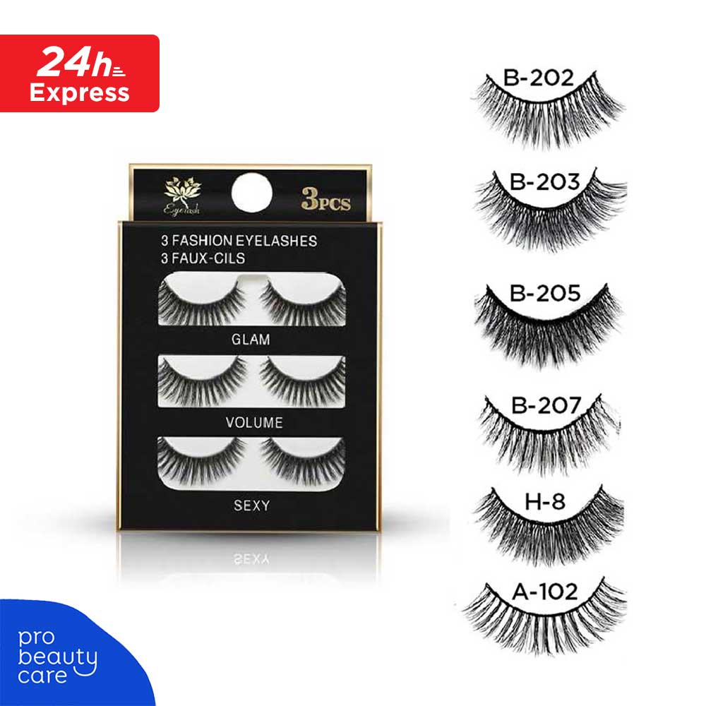 Bulu Mata Palsu (3 Fashion Eyelashes)