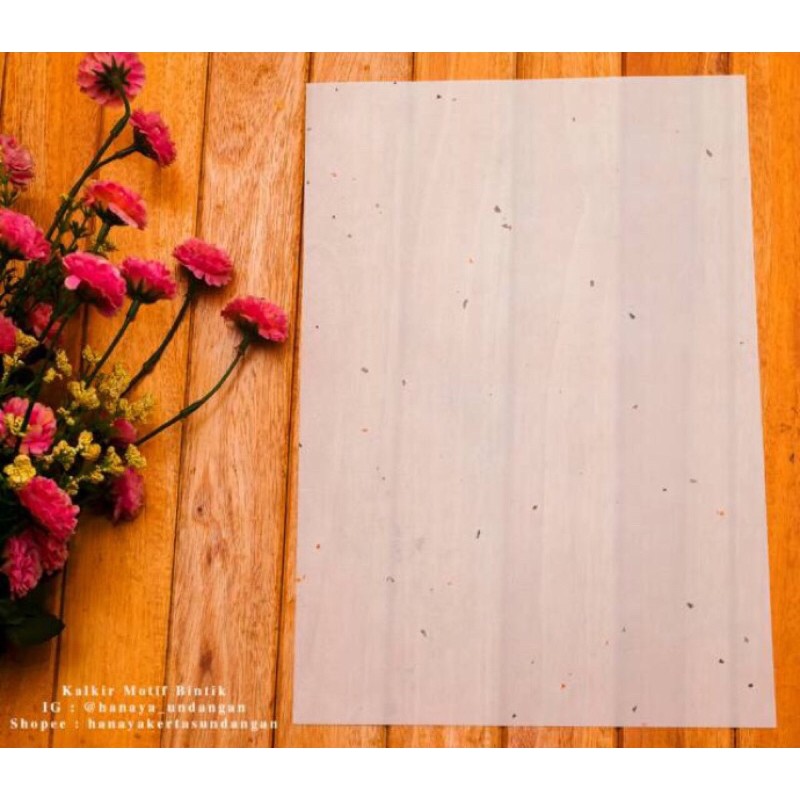 Kertas kalkir tebal motif bintik (85gr)