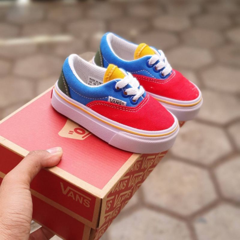 sepatu anak vans authentic multicolor terlaris size 20-30