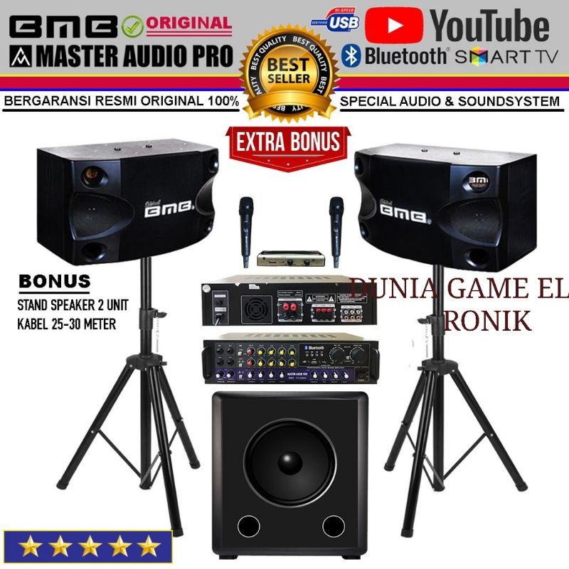 Speaker Karaoke BMB Original Subwoofer Fidelity Premium