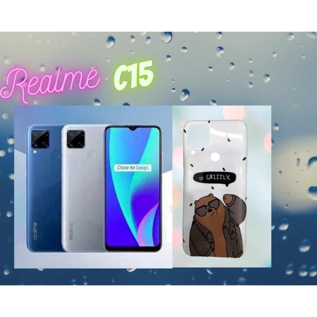 SILIKON GAMBAR REALME C15 KARTUN