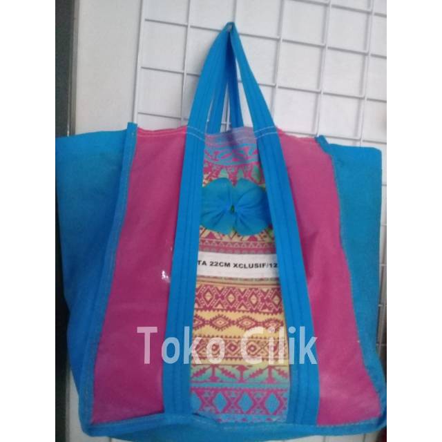 

goodybag/tote/tas kain/polos/pita xcl/22cm/pouch/kemasan/souvenir/shop