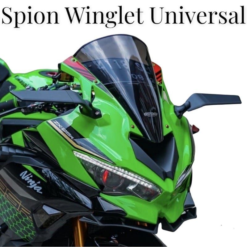 Spion Winglet Model Rizoma F22 RZX25R Nmax PCX Aerox Ninja 250Fi CBR Xabre R15 Universal