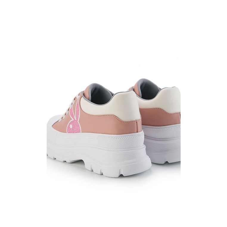 SEPATU SNEAKER PLAYBOY WANITA ORIGINAL CASUAL KETS BRANDED PINK PLW21