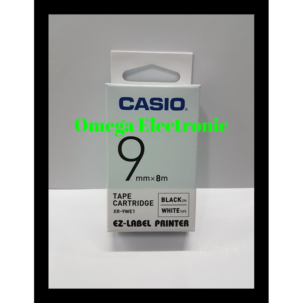 

BANTING HARGA EZ LABEL PRINTER XR-9WE1 9MM BLACK ON WHITE TAPE LABEL CASIO PAKET ALAT TULIS MURAH
