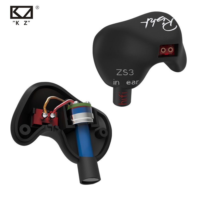 Earphone Sport dengan Mic Knowledge Zenith - KZ-ZS3 GARANSI