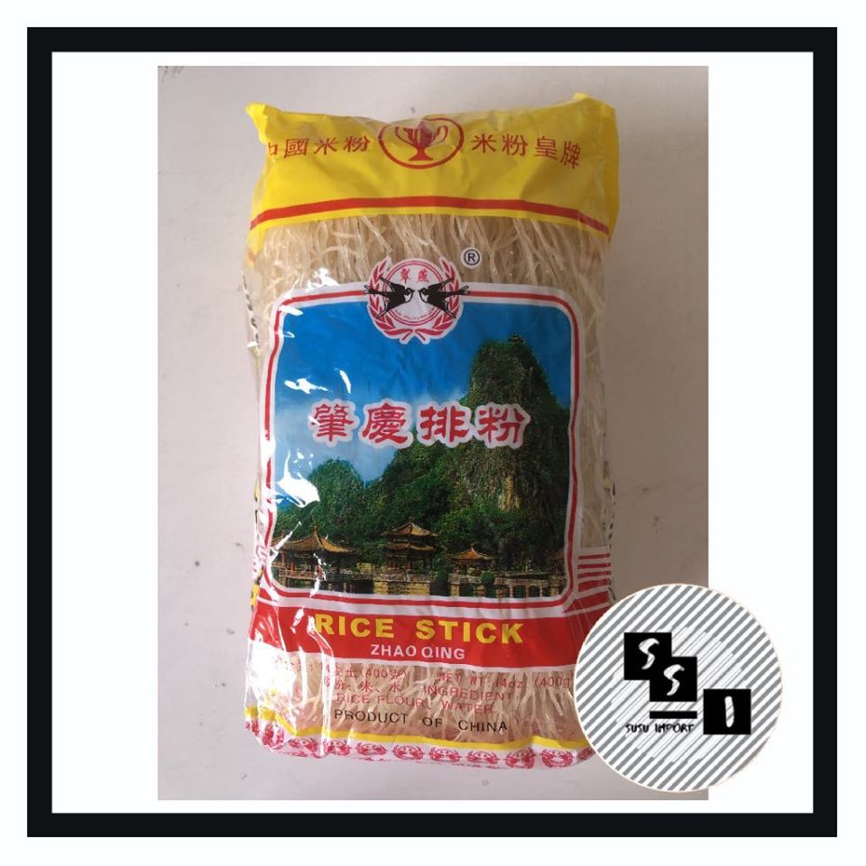 

Rice Stick Zhao Qing/ Bihun/ Jade Green Swallow Rice Vermicelli 400grm