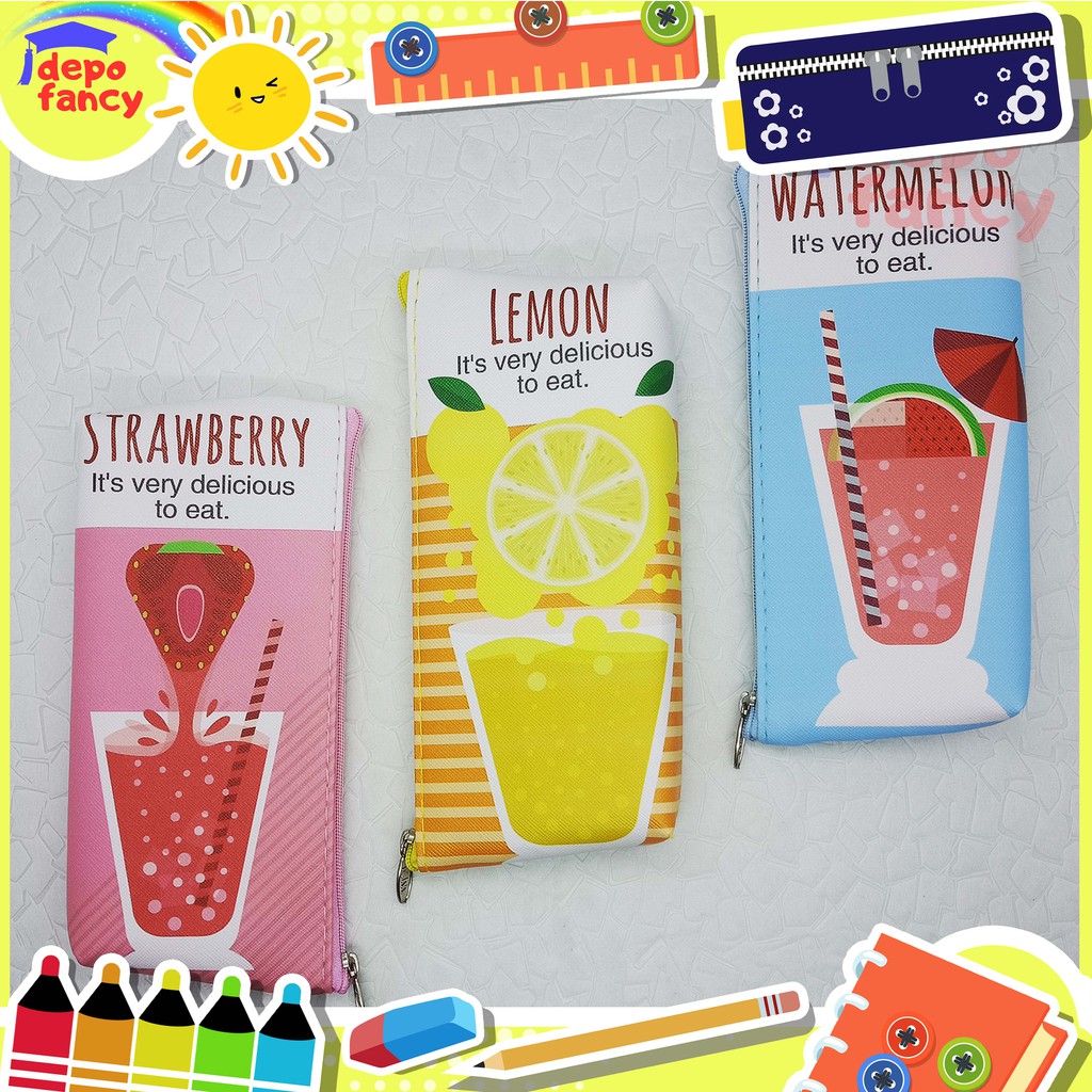 

Tempat Pensil Pencil Case Kotak Resleting Juice XPM1006-21