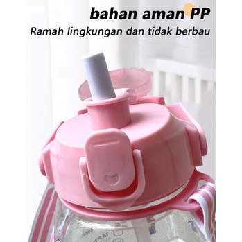 Botol Gemoy Transparan Ukuran 1,3 Liter Murah