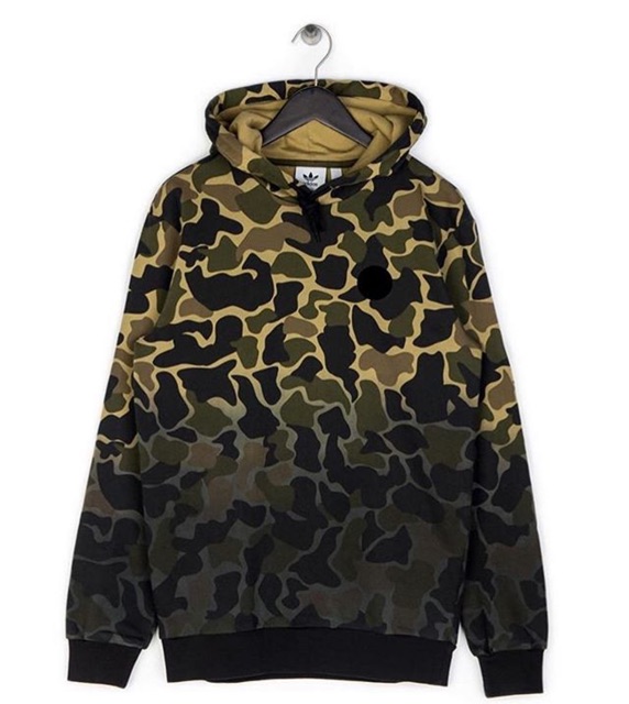 adidas green camo hoodie