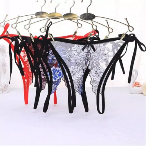 Dalam Wanita Open Celana Dalam Wanita Model Thong Tali Transparan G String Ukuran Besar C0860 Open t