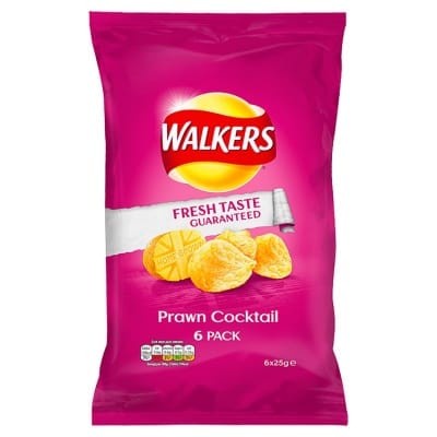 

Walkers Crisps Prawn Cocktail 6S