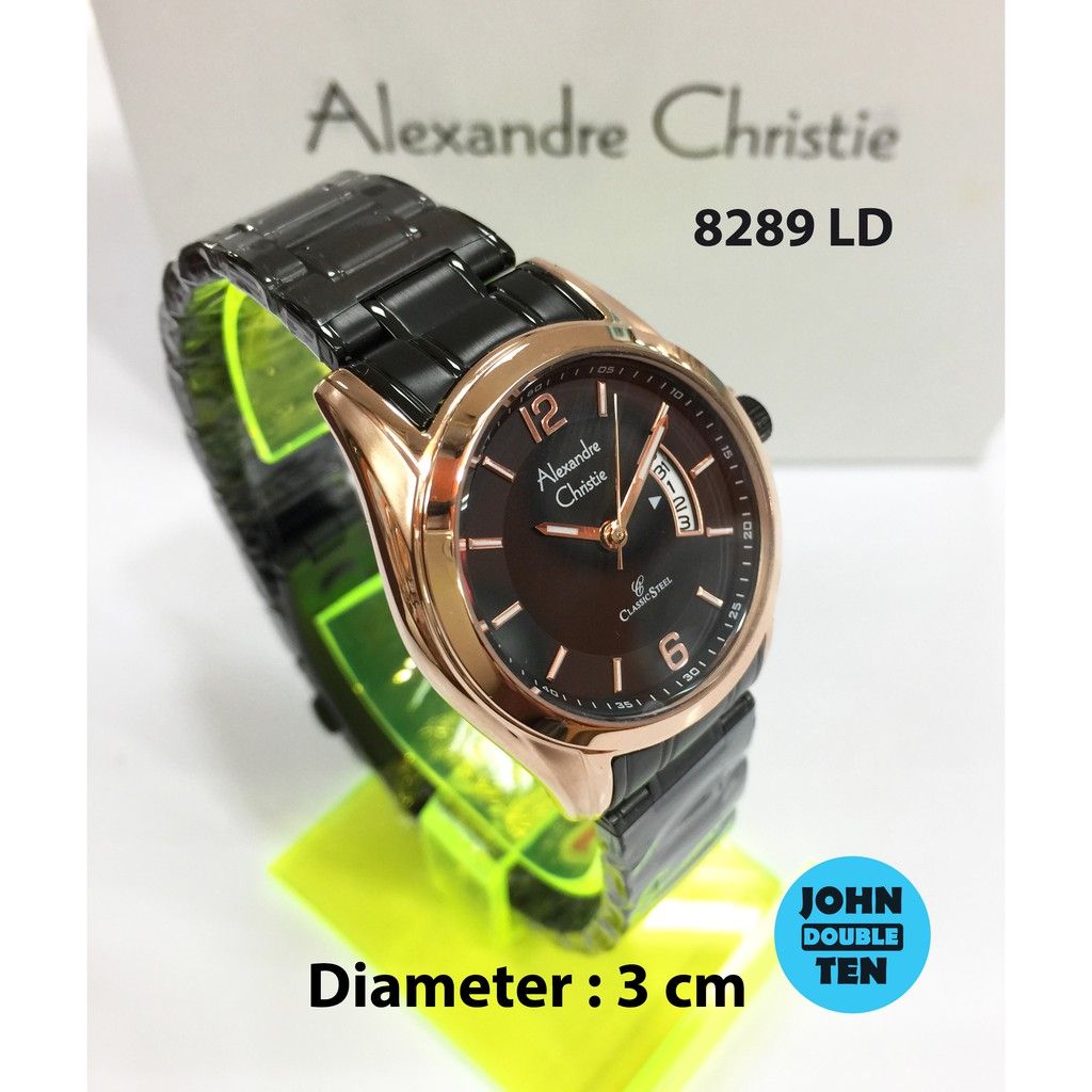 JAM TANGAN WANITA ALEXANDRE CHRISTIE 8289 BLACKGOLD