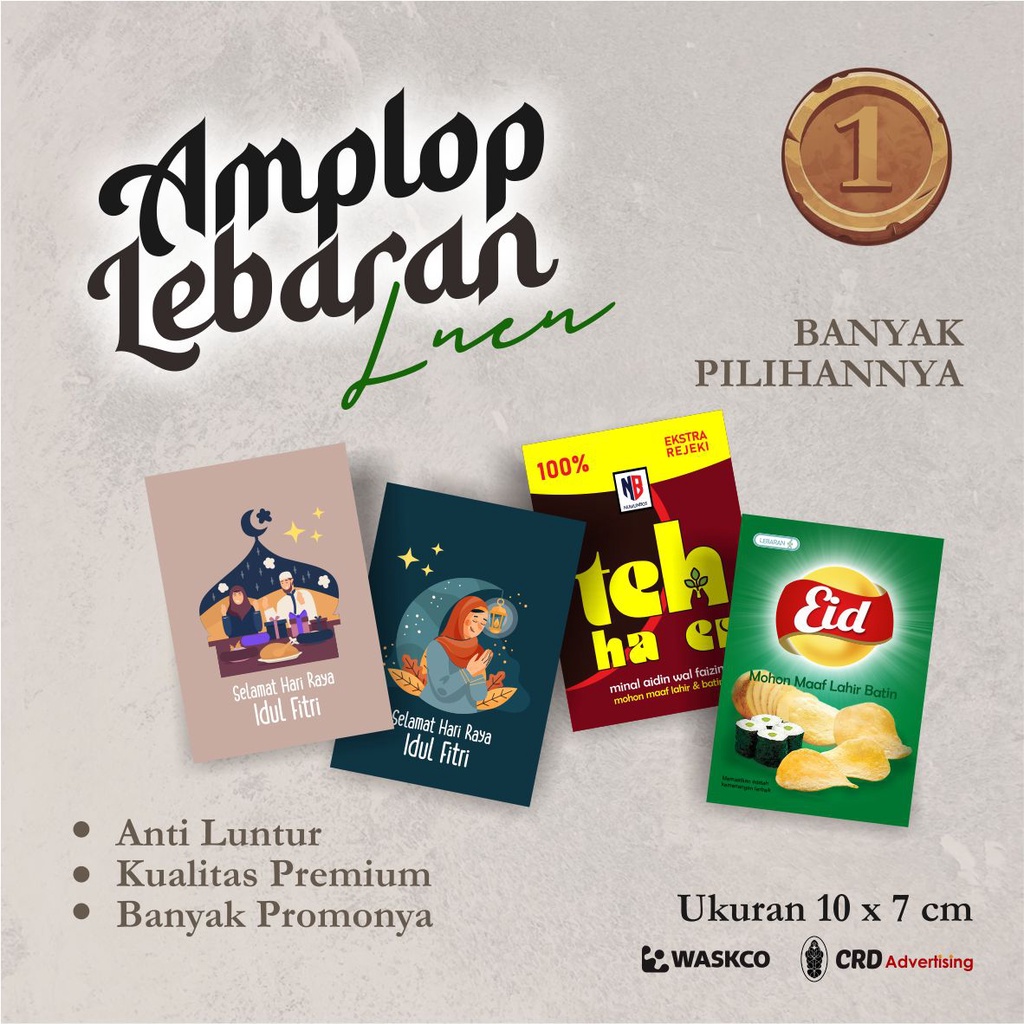 

AMPLOP LEBARAN 2024 TERVIRAL | LUCU | MURAH | SNACK | KARTUN