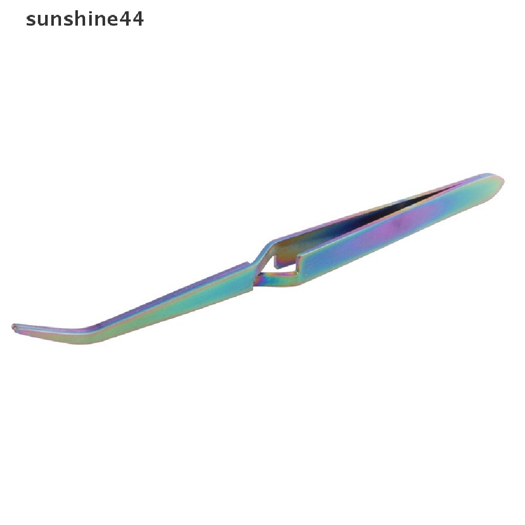 Sunshine Pinset Stainless Steel Pembentuk Kuku UV Gel Untuk Manicure