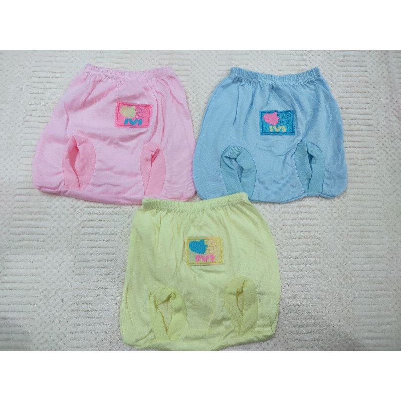 celana bayi  ivi pendek POP/ bulat dan standar