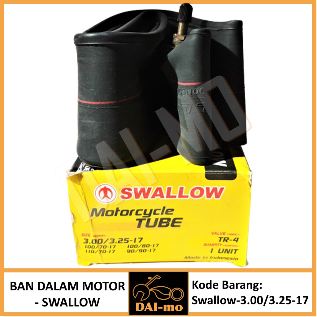 Ban Dalam Motor 100 70 17 | 110 70 17 | 300/325-17 Swallow Ring 17 100/70-17 │ 110/70-17  100/80-17