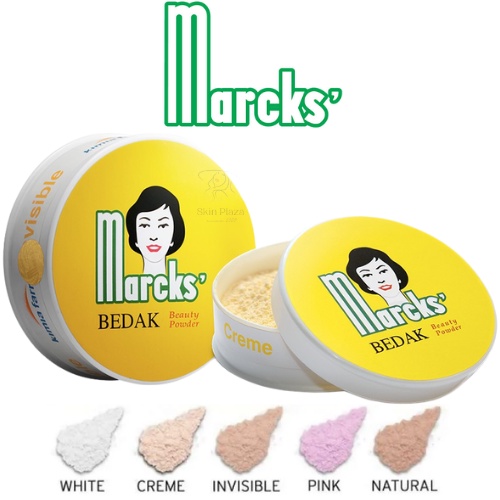 MARCKS Bedak Tabur 40gr Active Beauty Powder 20gr Sachet BPOM [ORIGINAL]