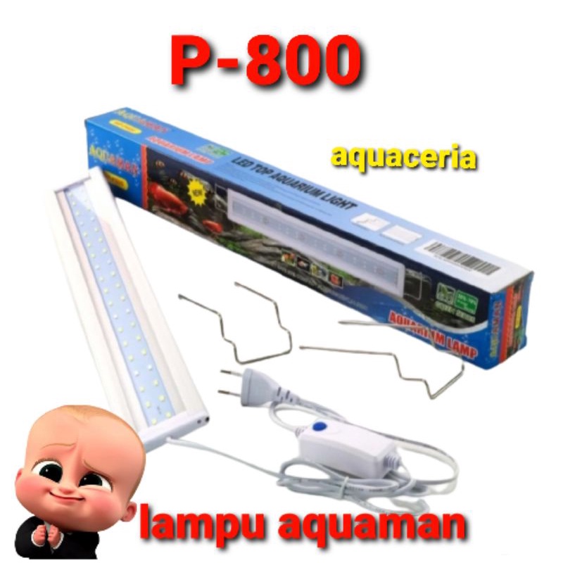 lampu aquarium led duduk aquaman p 800