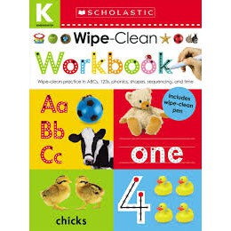 Scholastic - Scholastic Early Learners: Wipe Clean Workbook Kindergarten - 9780545903264 (English Ed