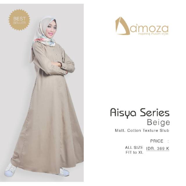 Gamis Damoza Aisya Series/ Discon 15%