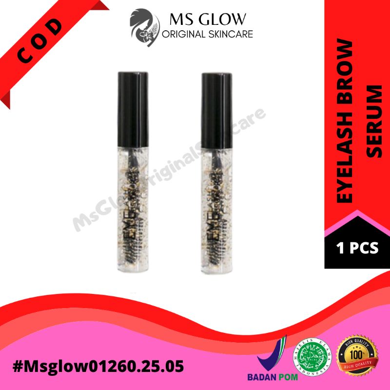 Ms Glow Eyelash Brow Eyebrow Serum Booster Bulu Mata Dan Alis Warna Bening Ms Glow Original
