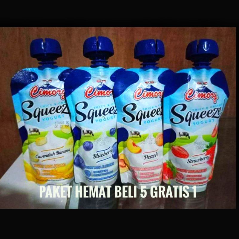 

Paket hemat Cimory Squzze Beli 5 gratis 1