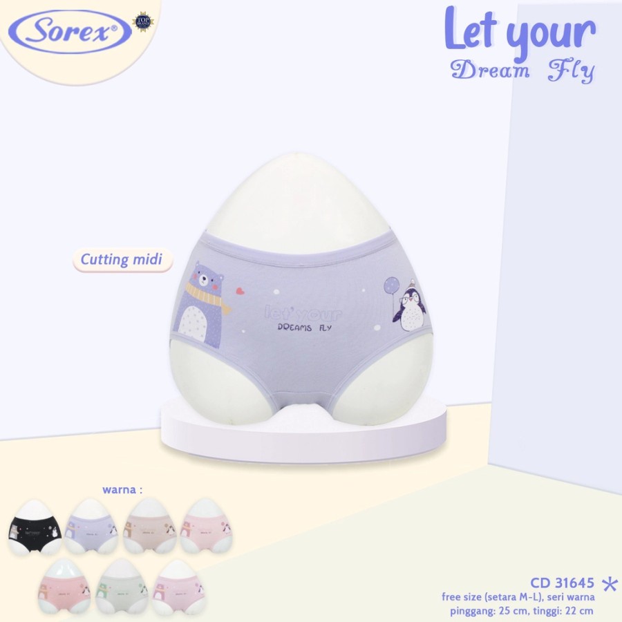 CELANA DALAM WANITA CD REMAJA SOREX 31645 KATUN