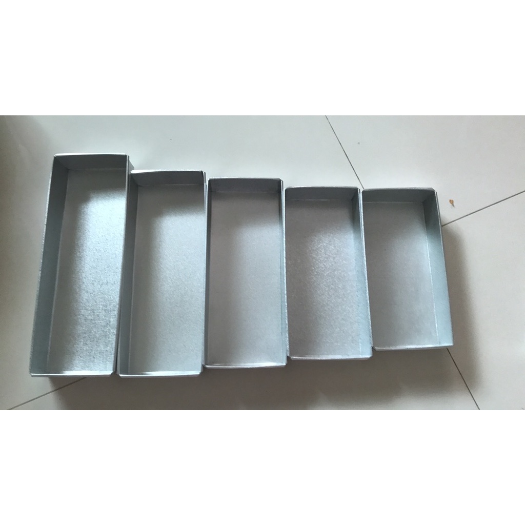 Loyang Persegi untuk Kue Brownies | Bahan Aluminium &amp; Galvalum - Variasi 20/22/24/26/28cm