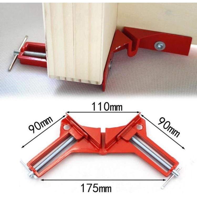 Klem Sudut Siku Penjepit Sudut 90 Derajat/ Mitre Right Angle/Mini Clamp 3&quot;/Corner Craft/Klem Mitre/SIKU CLAMP/KLEM SIKU penjepit sudut 90 derajat frame kayu /kaca