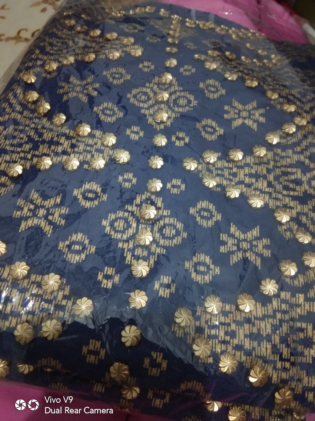 New Couple Batik Songket Palembang Biru