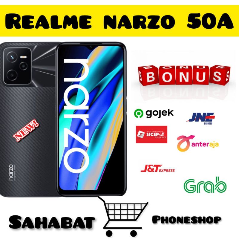 REALME NARZO 50a 4/128 GB GARANSI RESMI