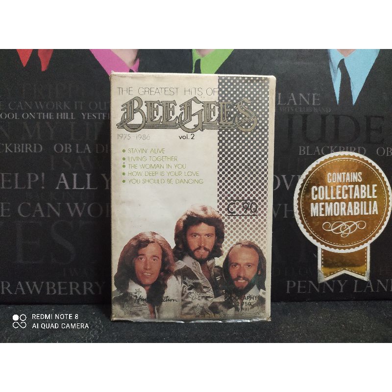 Kaset Pita : THE GREATEST HITS OF BEEGEES VOL. 2 1975 - 1986 C-90.