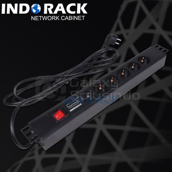 INDORACK POWER DISTRIBUTION UNIT 6 OUTLET GERMANY PDU6G