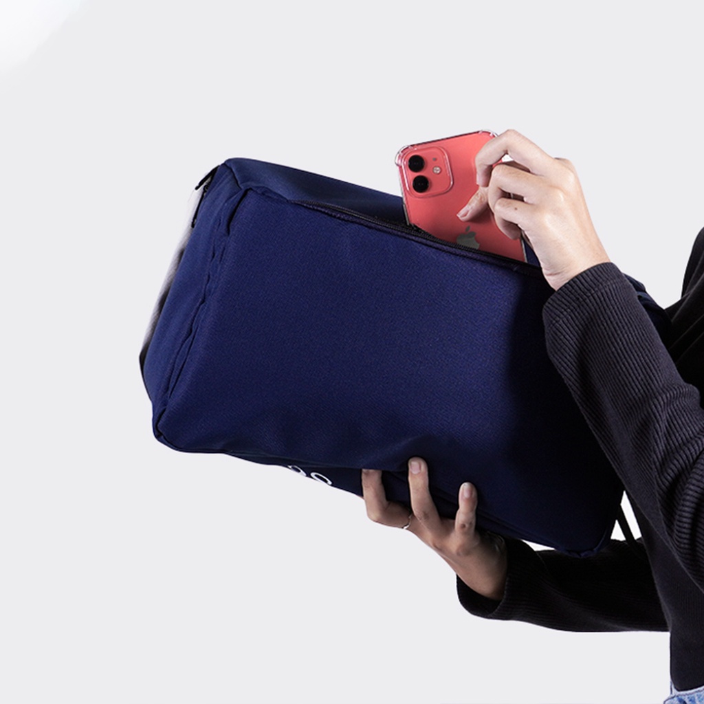 Prodigo * Tas Sepatu Bali navy anti bau | Shoes Bag | Tas Olahraga | Unisex-3