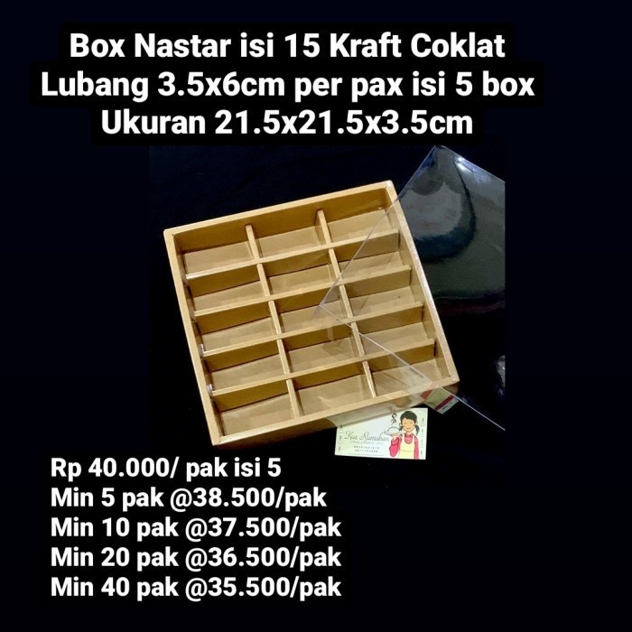 

Ginger- Box Nastar Plus Sekat - Sekat 15