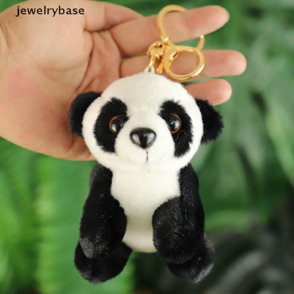 (jewelrybase) Gantungan Kunci Boneka Macan Tutul Bahan Plush 10cm