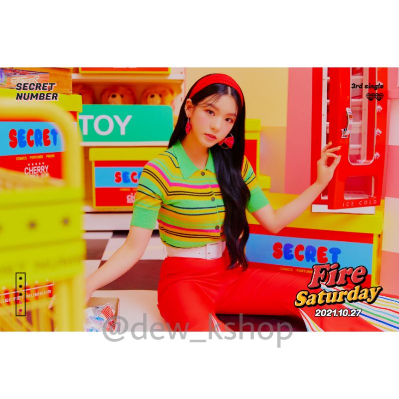 POSTER SECRET NUMBER (SOODAM) - Fire Saturday