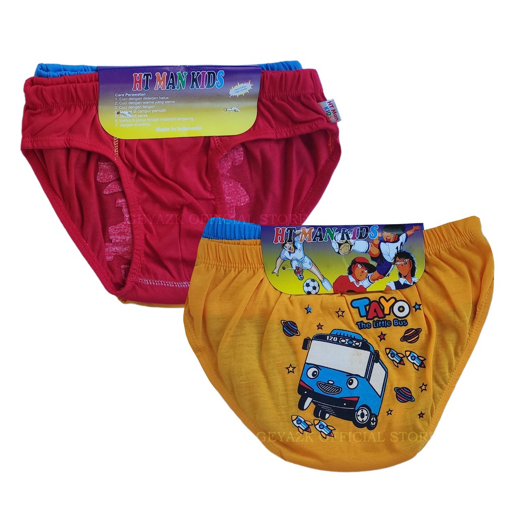 3 Pcs Celana Dalam Anak Laki Laki Bocah Karakter Motif sempak Anak Laki