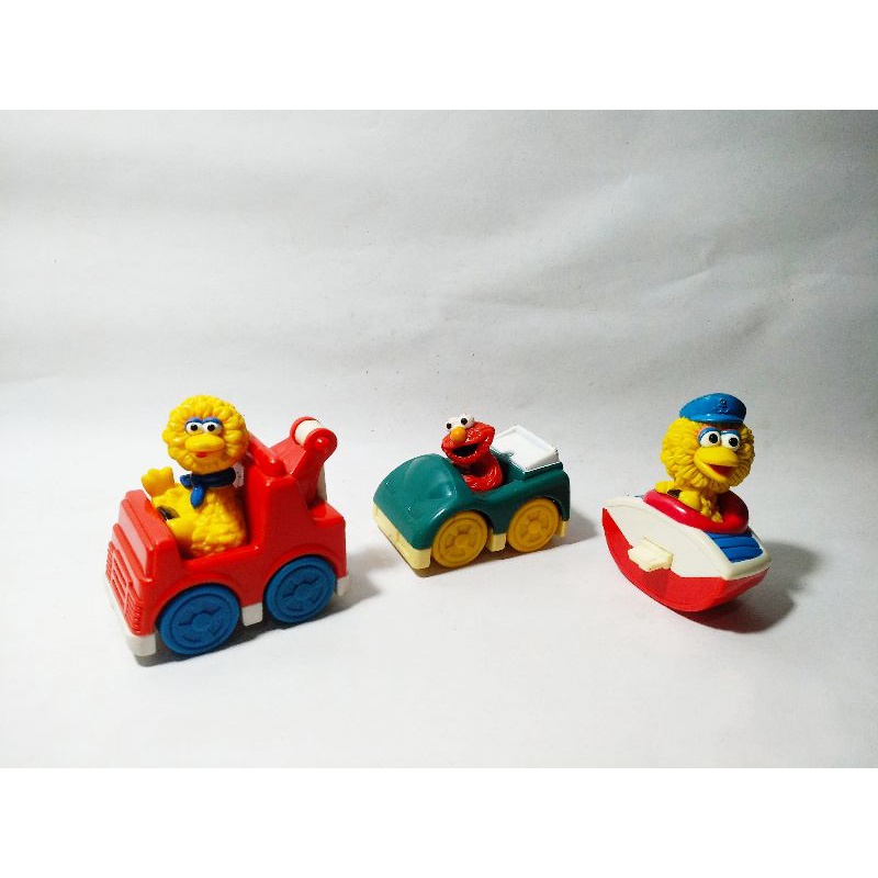 Sesame Street Mobil Captain Kapten Sailor Big Bird Elmo Car Mattel Tyco Playtime Jim Henson 1993 Jad