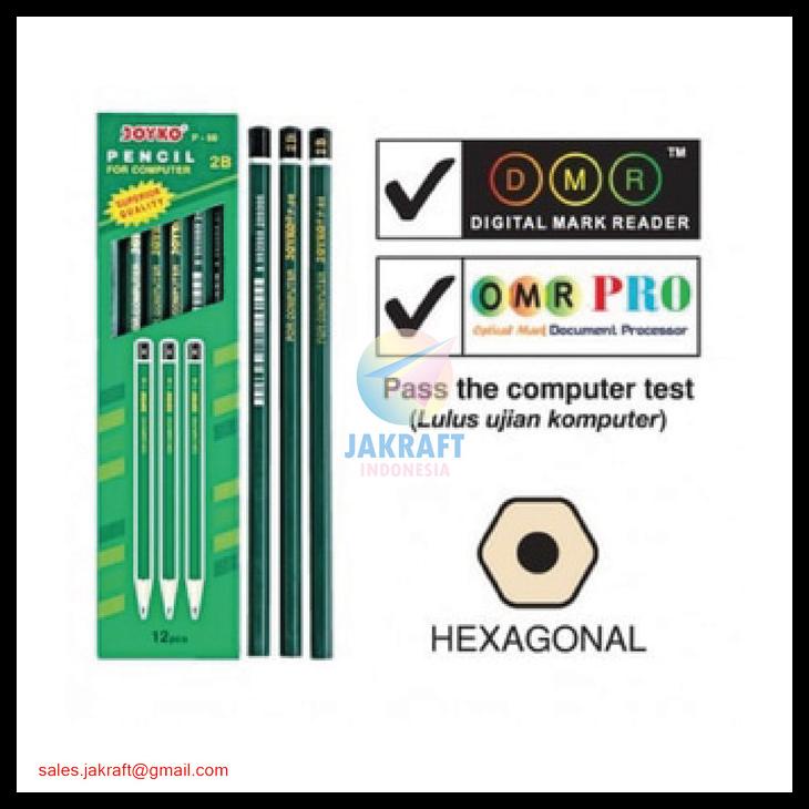 

Pensil Tulis Komputer Ujian Negara Test Scoring Joyko 2B P-88 Super Kode 1216