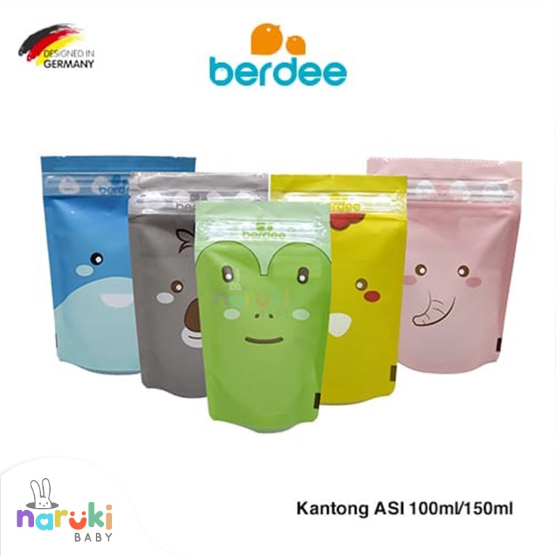 Kantong Asi Berdee Breastmilk Storage 100ml/150ml Kemenkes